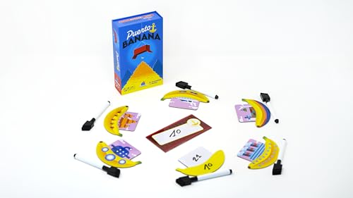 Jeu de Société Puerto Banana de Blue Orange - Bonnement D'enchères Familial - Idéal pour Soirées entre Amis - 2 à 6 Joue